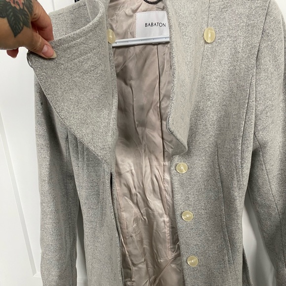 Aritzia Babaton Connor Wool/Cashmere Coat XS grey - Picture 5 of 6